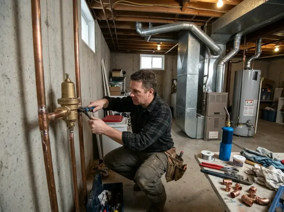 Plumber — Residential Basement Plumber — Residential Basement